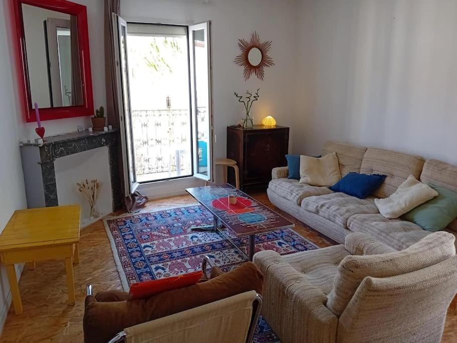 Cosy, Climatise, Au Coeur De Sete Apartment Luaran gambar