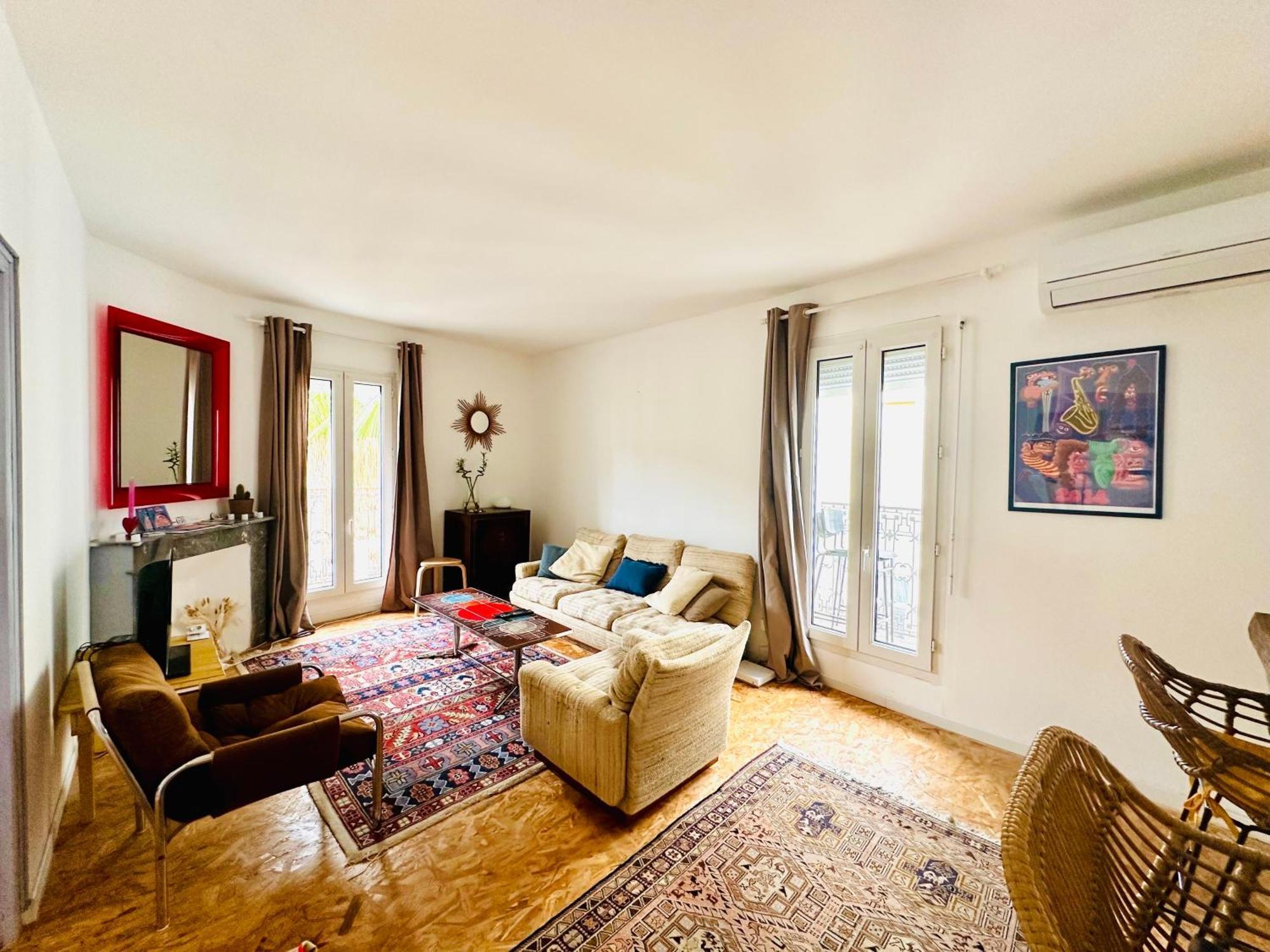Cosy, Climatise, Au Coeur De Sete Apartment Luaran gambar