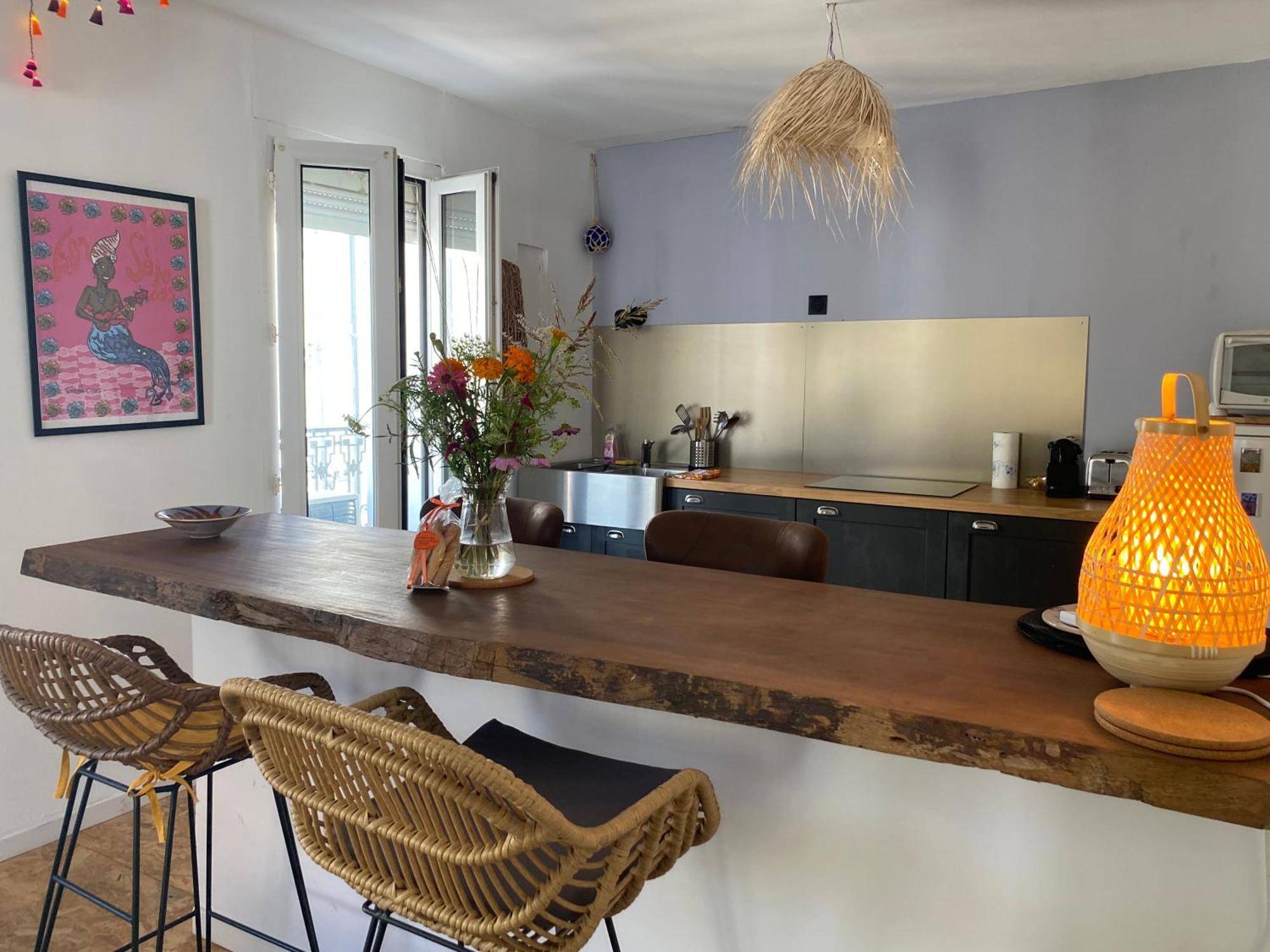 Cosy, Climatise, Au Coeur De Sete Apartment Luaran gambar